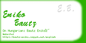 eniko bautz business card